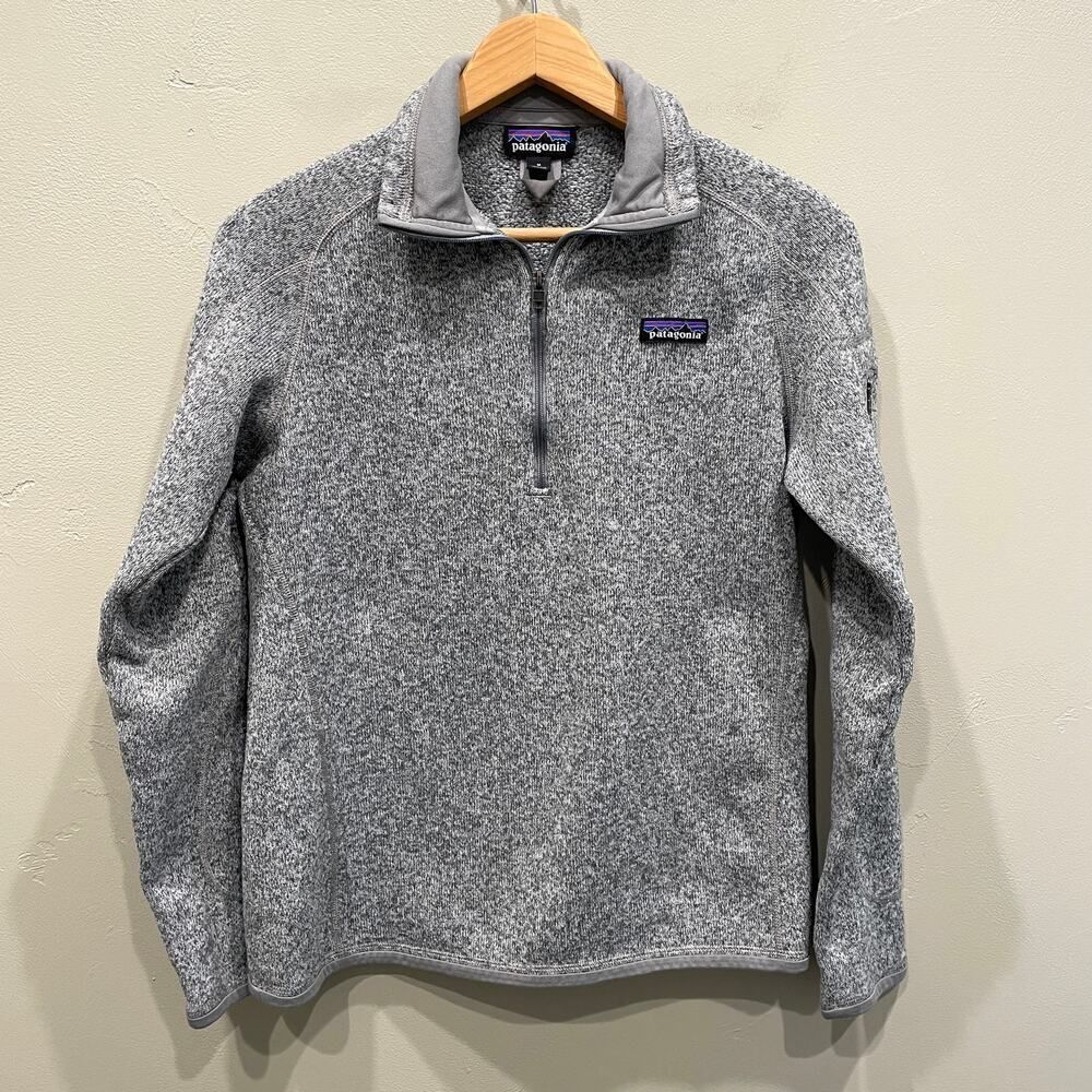 Patagonia Women’s Better Sweater 1/4 Zip in Birch White - Size: Medium